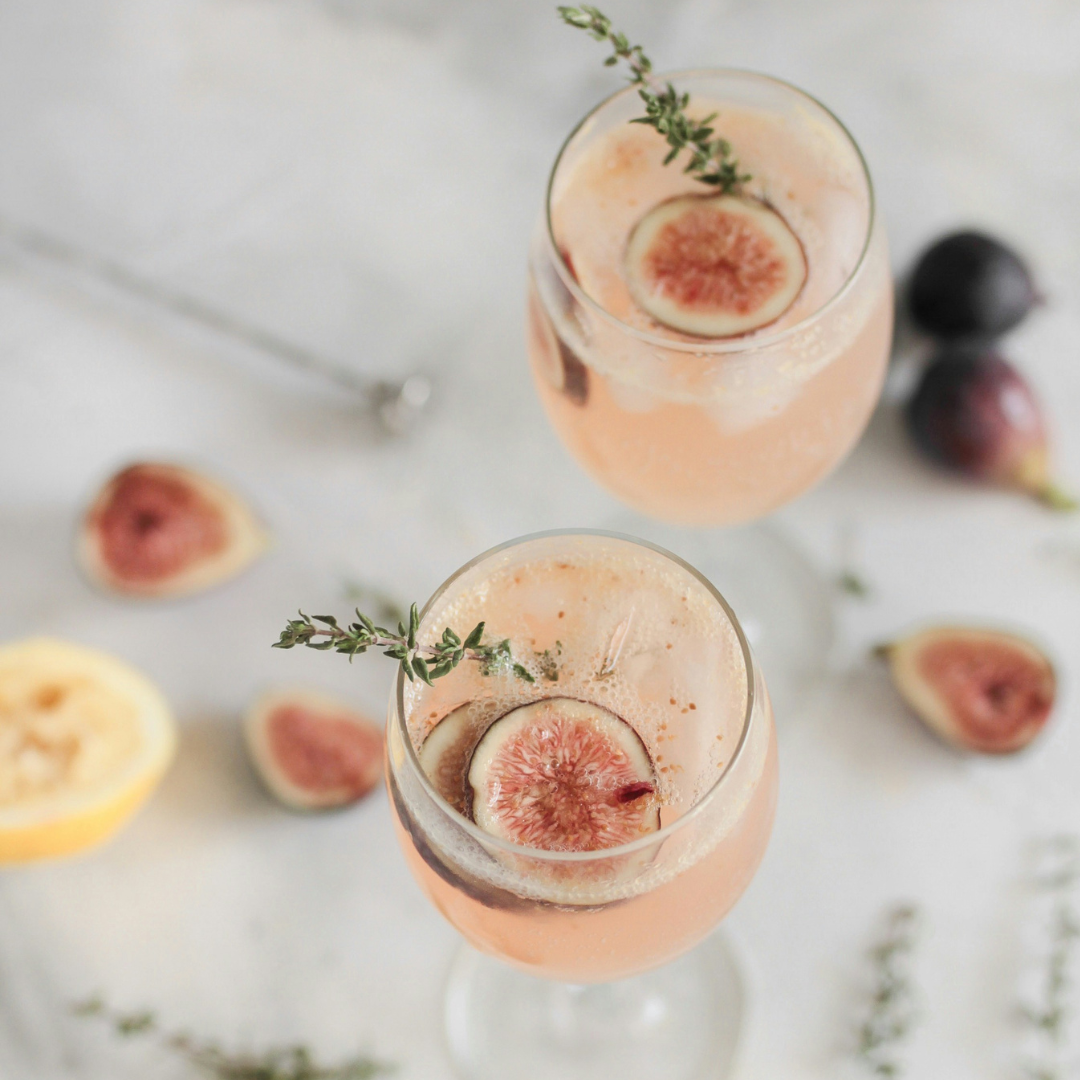 pink lemonade & gin cocktail