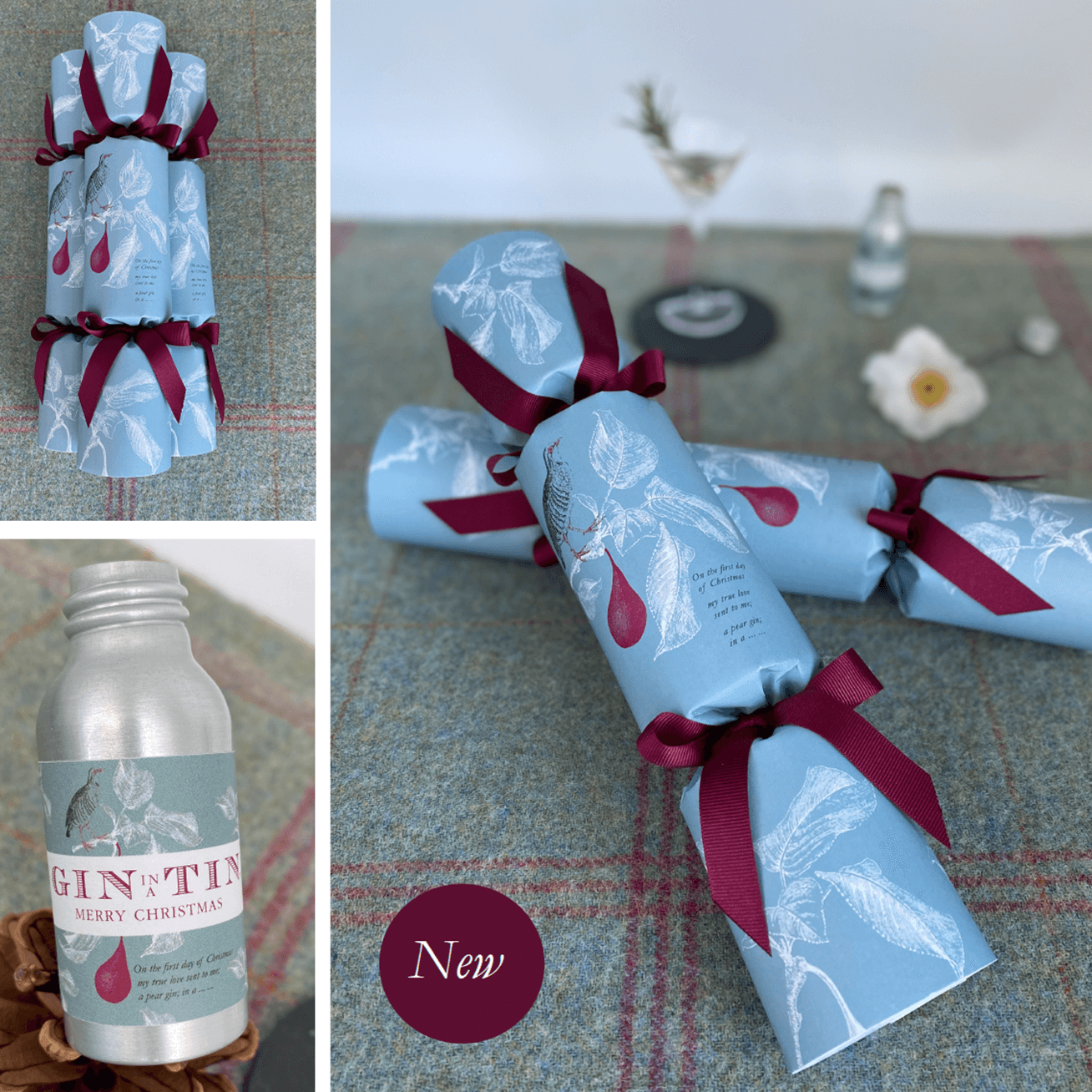 gin christmas crackers