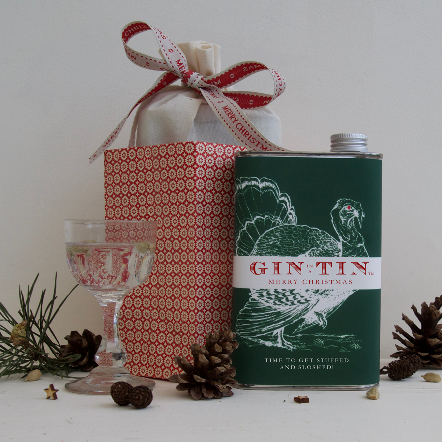 CHRISTMAS GIN IN A TIN