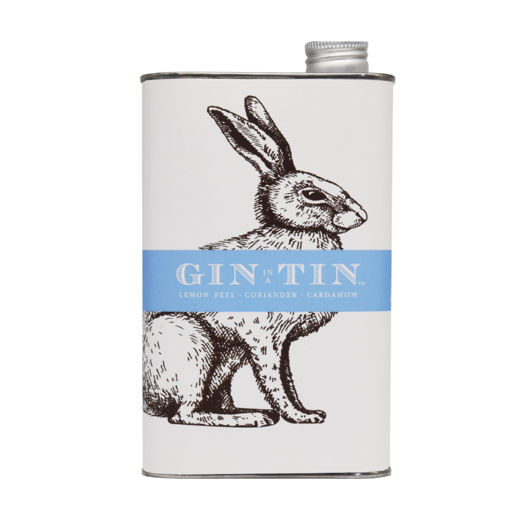 Gin In A Tin - Rabbit Tin Design