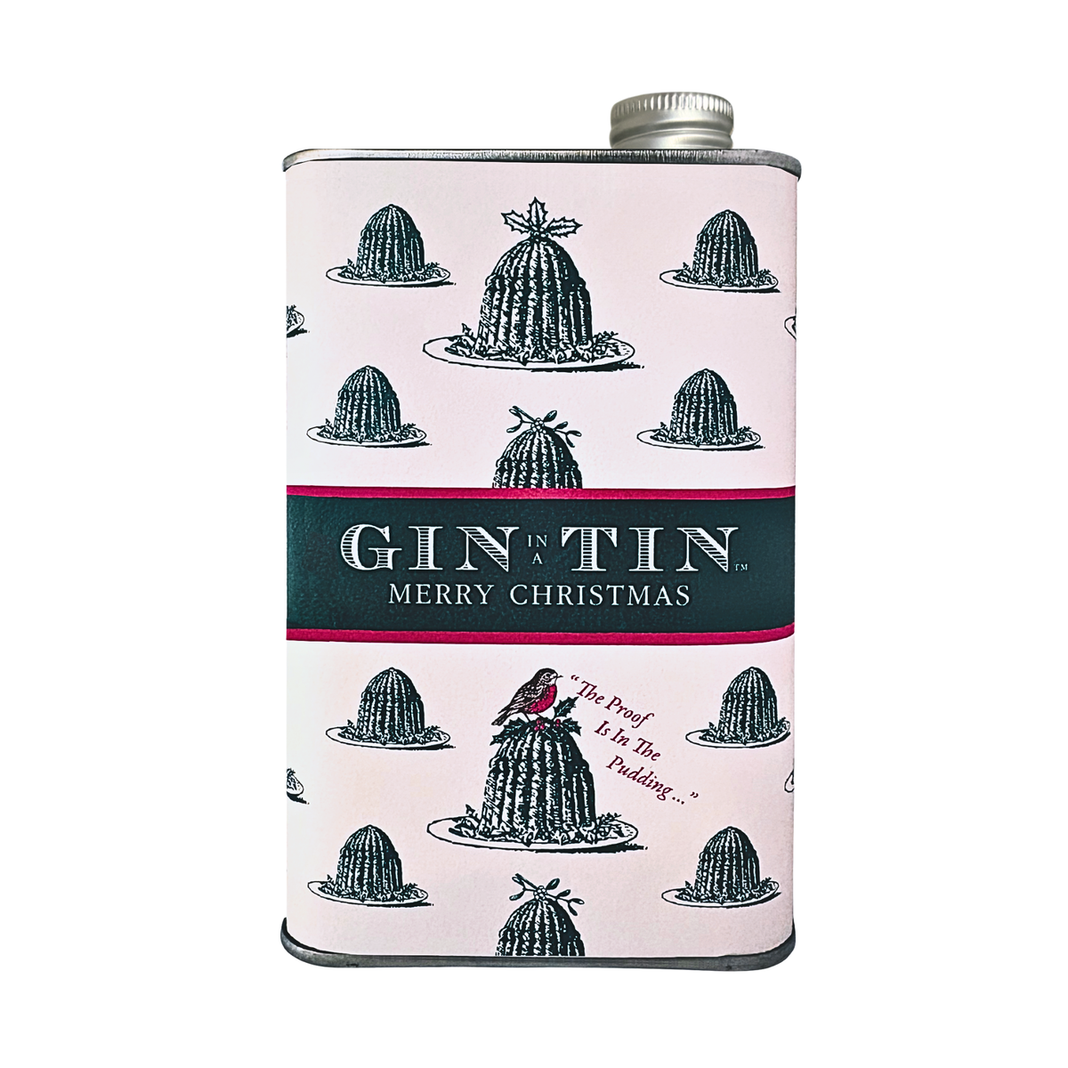 Gin In A Tin Christmas Pudding Tin Design