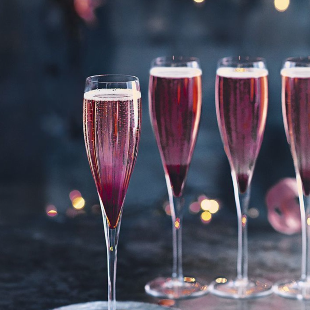 Sloe Royale With Sloe Gin