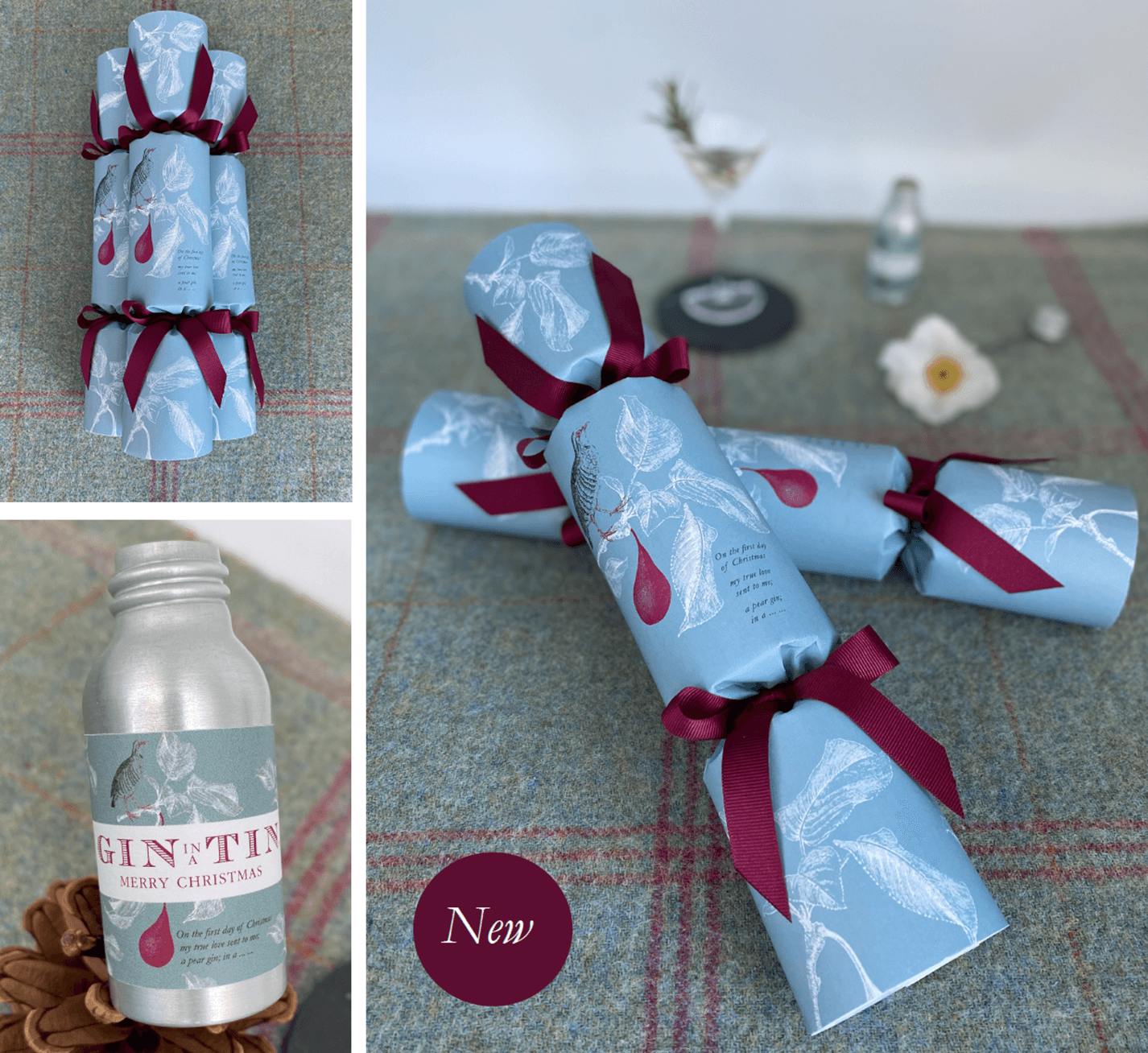 gin christmas crackers