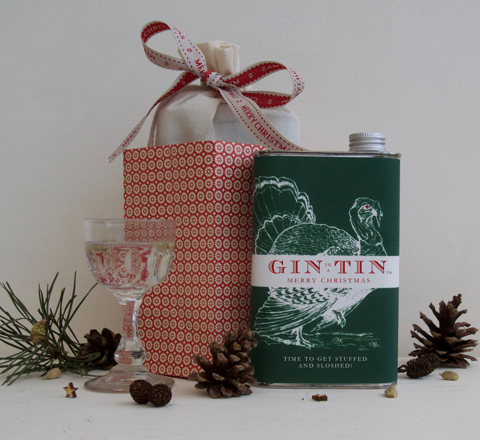 CHRISTMAS GIN IN A TIN