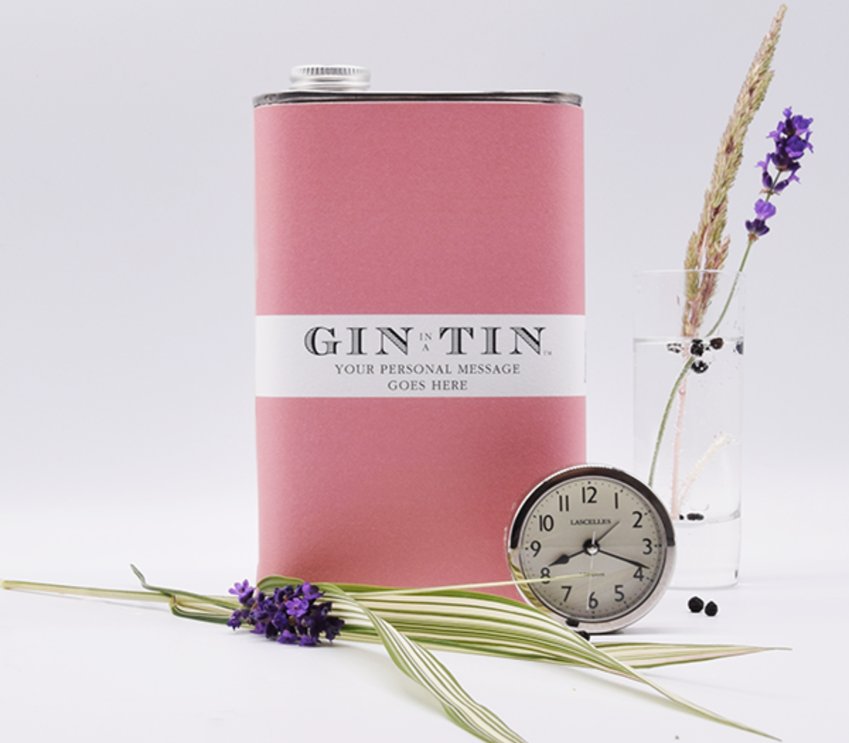 personalised gin in a tin